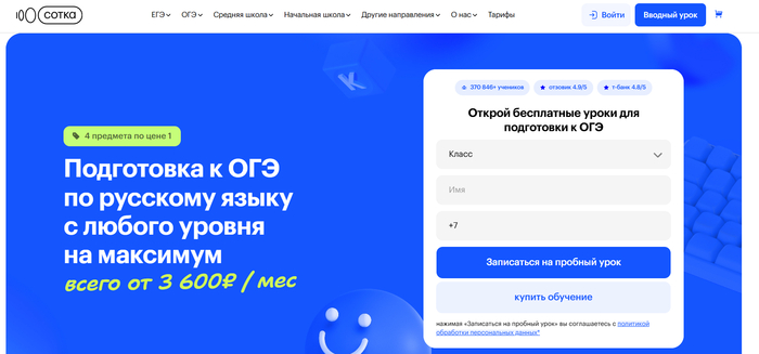 ТОП-30 лучших курсов по подготовке к ОГЭ