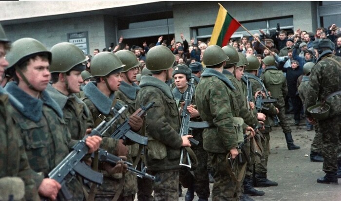 в Вильнюсе советские войска у