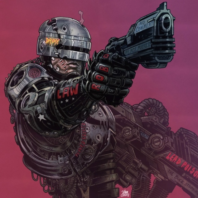 Робокоп бы идеально вписался в киберпанк