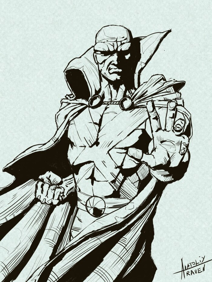 Скетч Марсианского Охотника