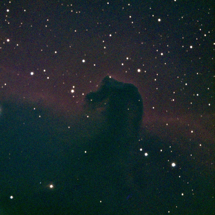 Туманность "Лошадиная голова" IC 434 в видимом спектре