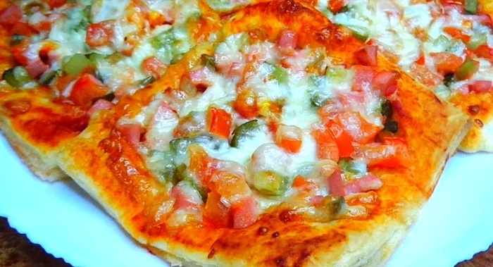 Мини пиццы к чаю