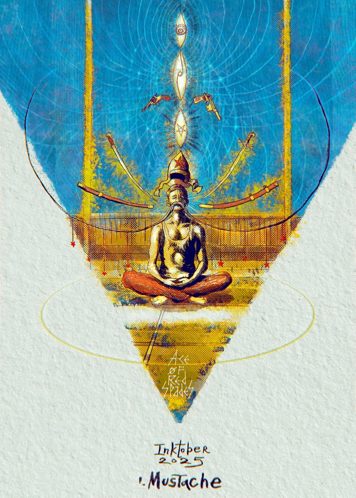 inktober 2025 день 1