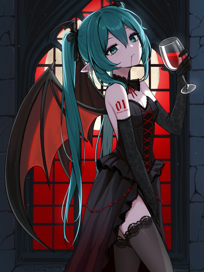 Продолжение поста «Мику-вампир»