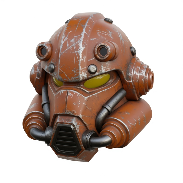 Смоделировано в Blender, покрашено в нейросети