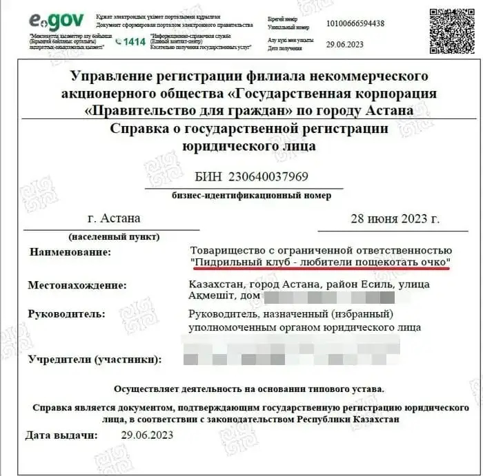 ТОО появилось 28 июня 2023 года. Компания занимается разработкой программного обеспечения. Руководителем предприятия является 20-летний бизнесмен Артур Бондарев.
