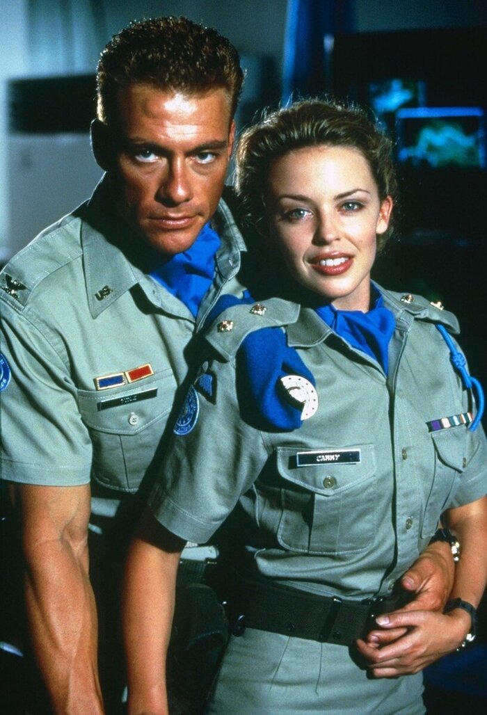 На съёмках "Уличного бойца" женатый паршивец в очередной раз отличился и закрутил роман с милашкой Кайли Миноуг