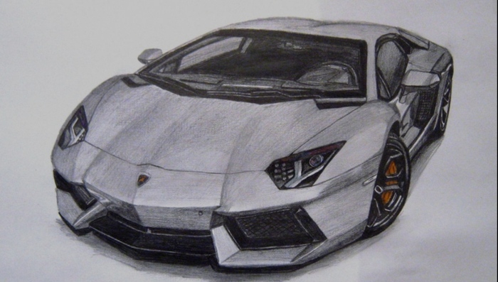 Рисуем ламборгини