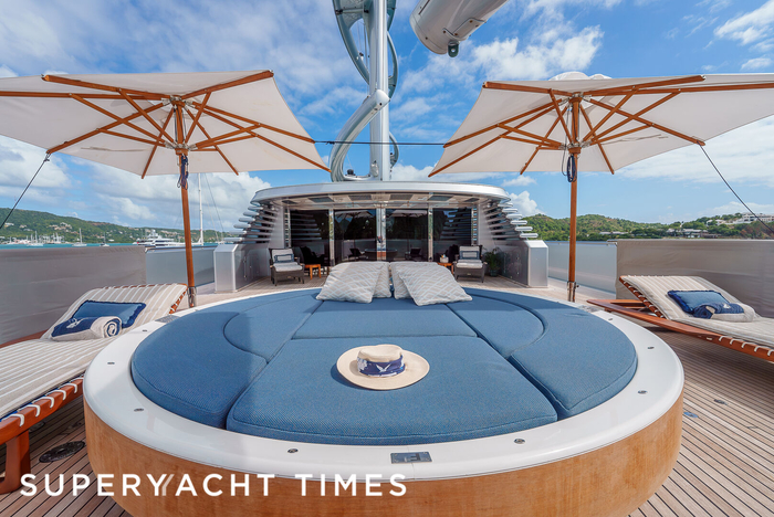 Да, вот это способно тихонько вращаться чтоб, допустим, ваша голова всегда была в тени