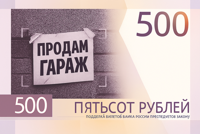 Новый дизайн купюры в 500 рублей