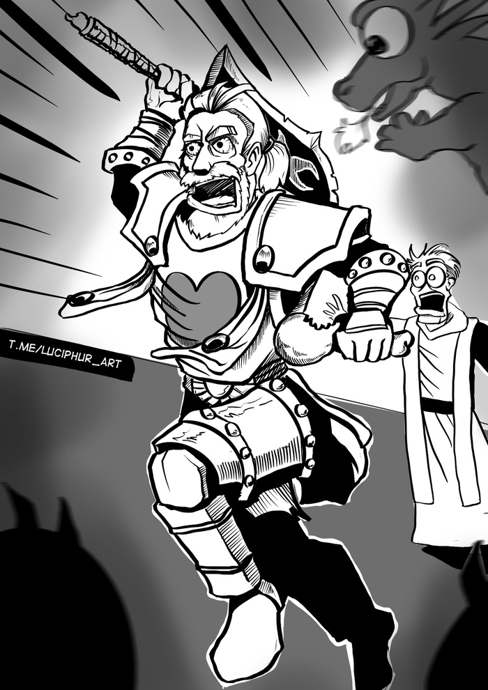 Inktober 2025 - World of Warcraft - Reckless