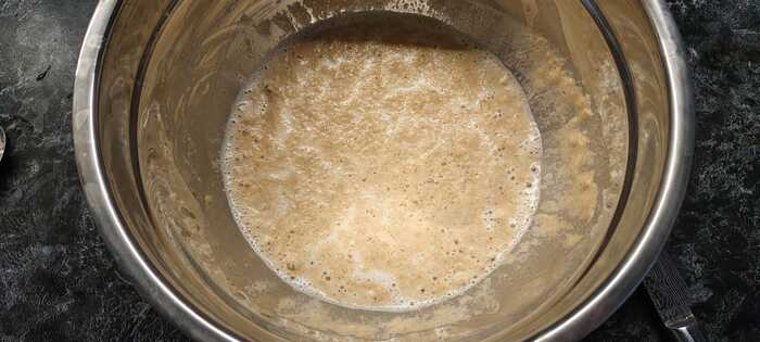 Опара готова