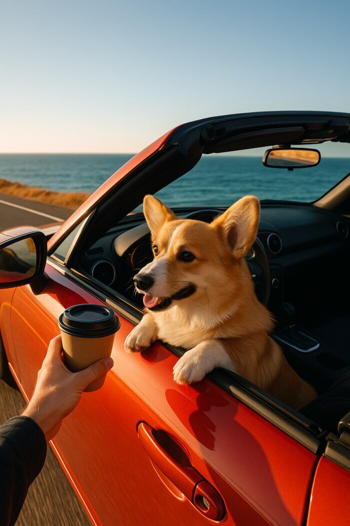 И да, то тоже нейросеть. Обложка для моего трека "На море" . Как Вам?