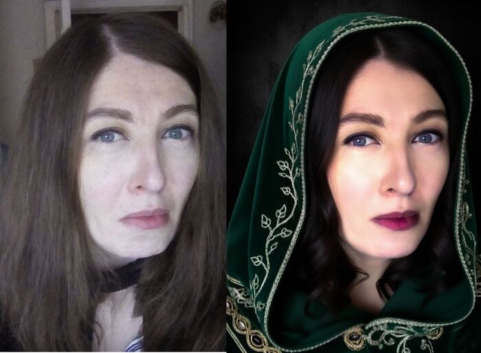 Обработала фотку