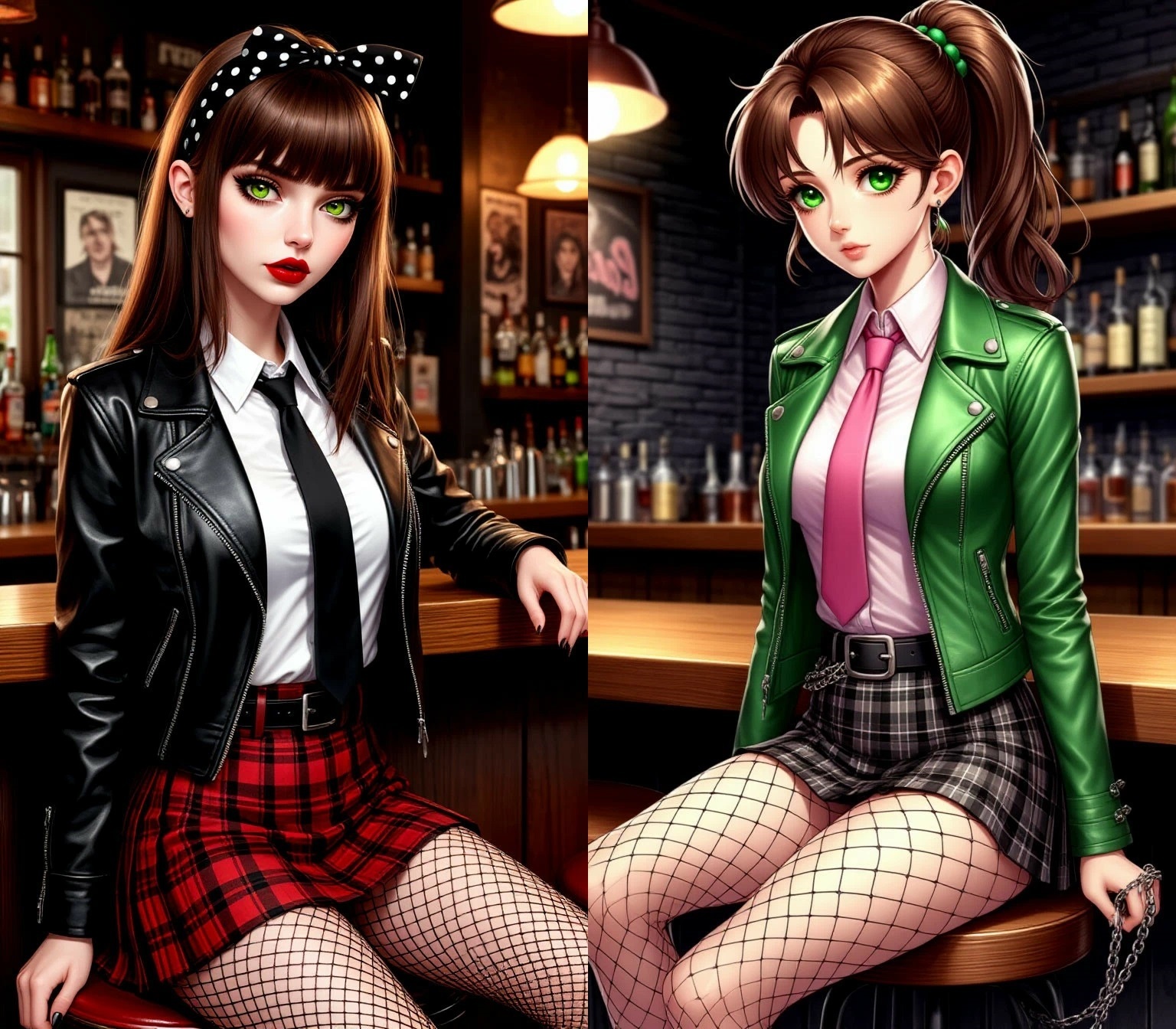 Однажды, в Вселенной Френдзоны Кера Смит впервые встретились Макото Кино 2 часть Как Победить Хаос - Девочка, Поэт, Фантастика, Шедеврум (Яндекс), Френдзона, Арты нейросетей, Sailor Jupiter, Гранж, Бар, Женская дружба, Длиннопост