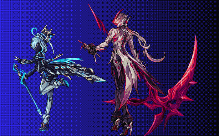 Warframe Furina and Arlecchino