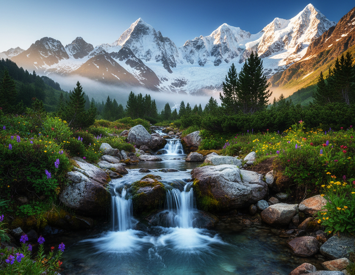 Горный родник