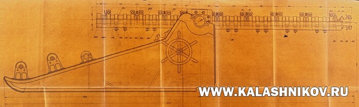 Проектный вид орудия ЭСО-3М. ВИМАИВиВС