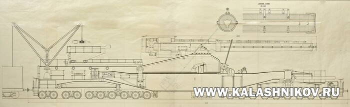 Проектный вид электросоленоидного орудия большой мощности СБМ-1. ВИМАИВиВС