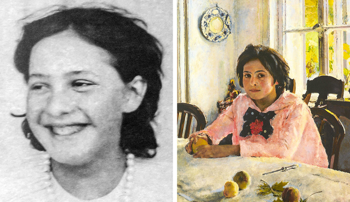 Вера Мамонтова Валентин Серов 1887 г Абрамцево Московская обл