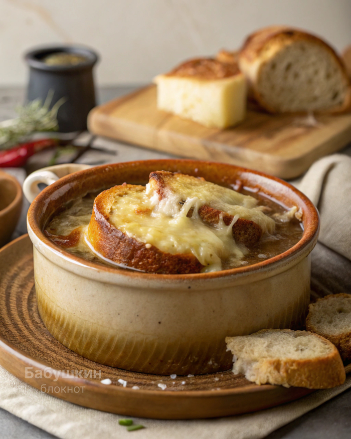 ФРАНЦУЗСКИЙ ЛУКОВЫЙ СУП