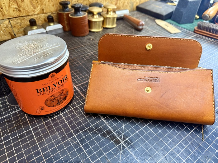 Наносим бальзам и полируем