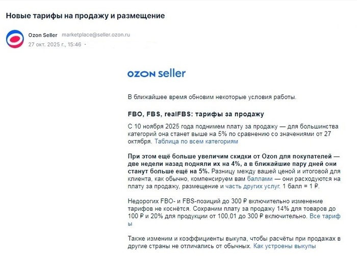 ОЗОН, никогда такого не было, и вот опять