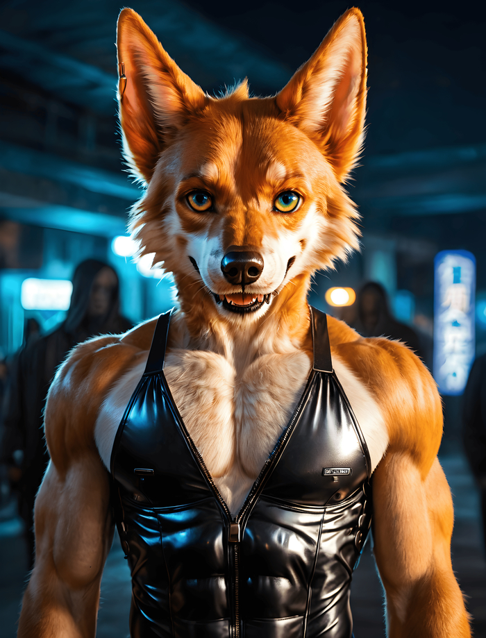 Фурри арт от Wolfmks #2530