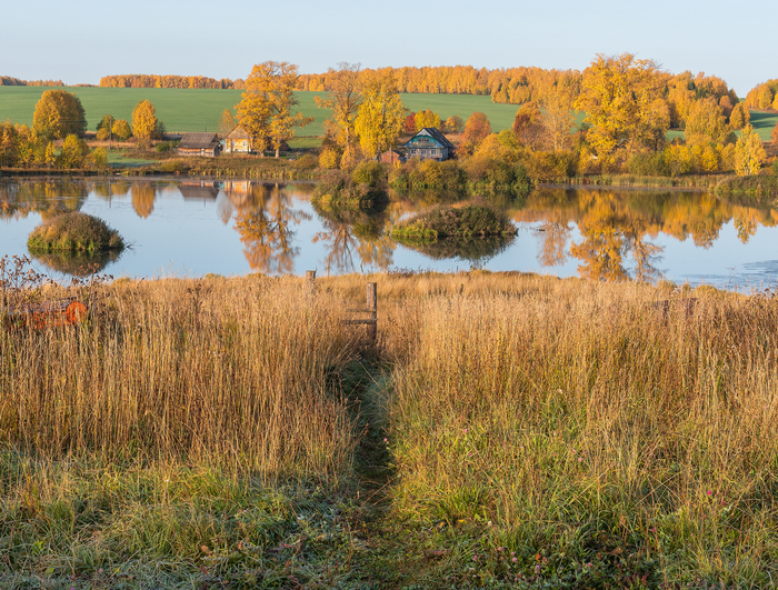 Яркие краски осени в селе Верхосунье