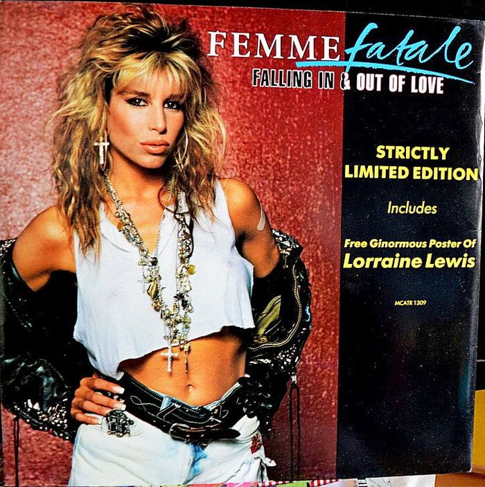 FEMME FATALE   ,  brand new single  Lorraine Lewis *Bad Love&quot; 2025  HARD ROCK/GLAM ROCK