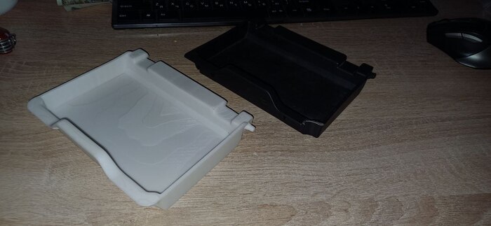 Делаем лоток в подлокотник mitsubishi pajero