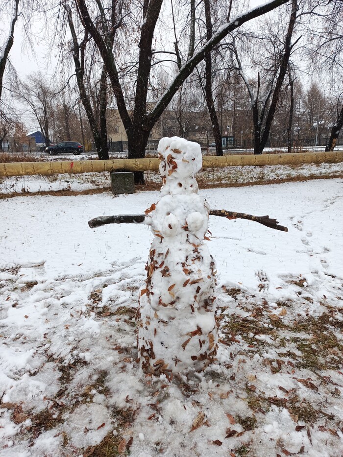 У нас в в Кургане снег идет, а у Вас? ;)