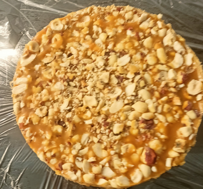 Это фото уже замёрзшей начинки