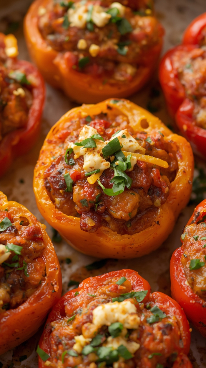 Crispy Stuffed Peppers