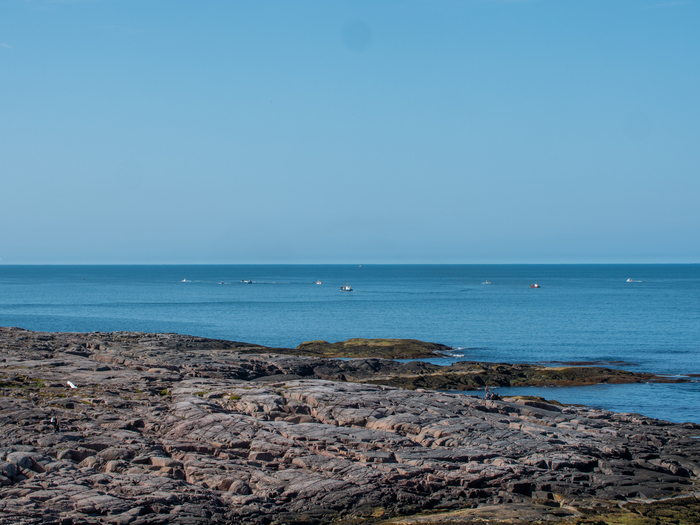 Трафик лодок в Териберке