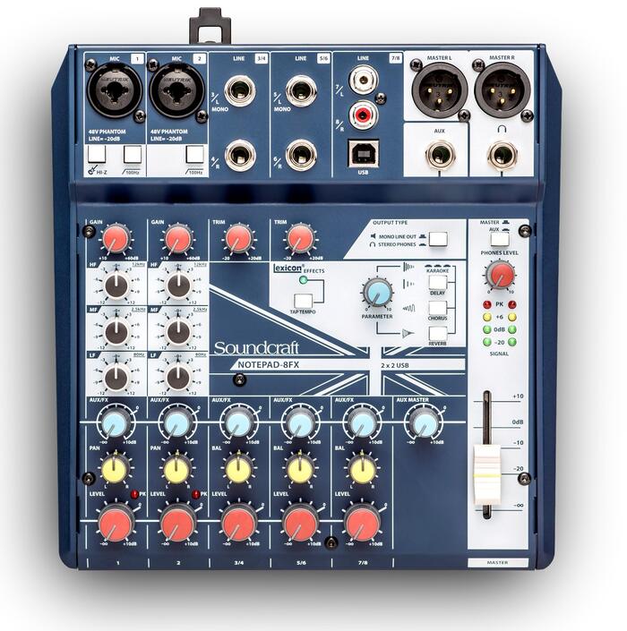 Soundcraft notepad-8fx