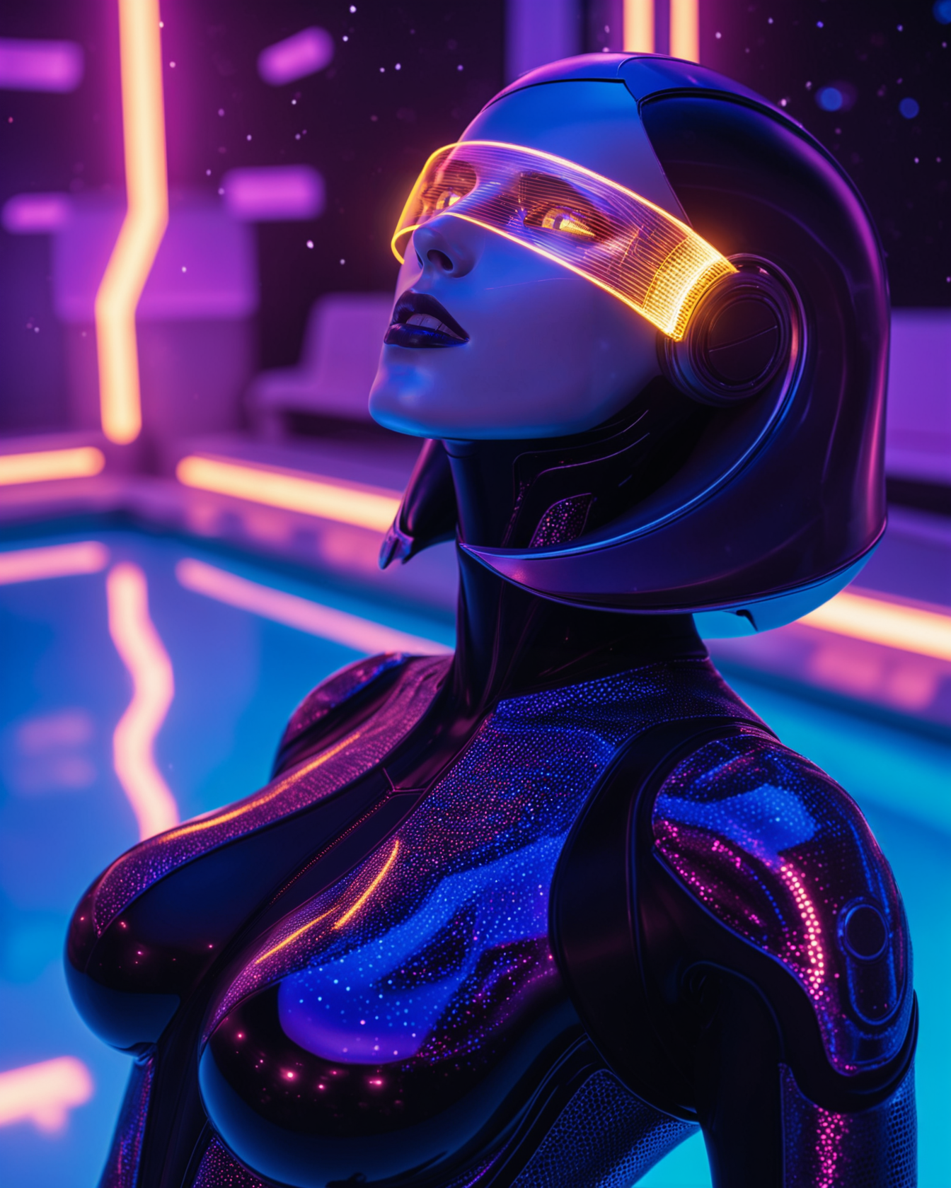 СЮЗИ - Моё, Сюзи, Арты нейросетей, Mass Effect, Stable Diffusion, Контент нейросетей, Game Art