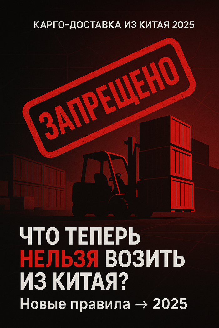 Что теперь НЕЛЬЗЯ привезти из Китая? Новые правила 2025