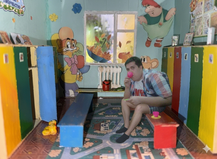 Ответ на пост «Миниатюра - детский сад )»