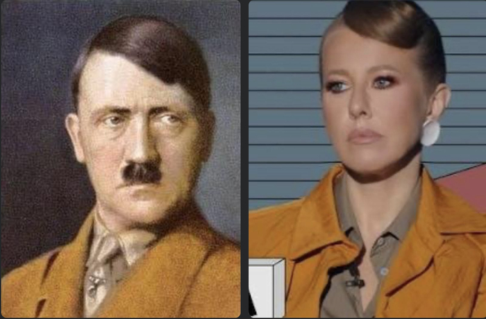 Собчак косплеит Гитлера. Что? Да!