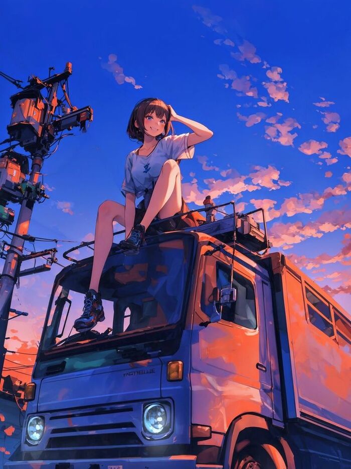 Вахтовка - машина по обезжириванию москвичей на Камчатке