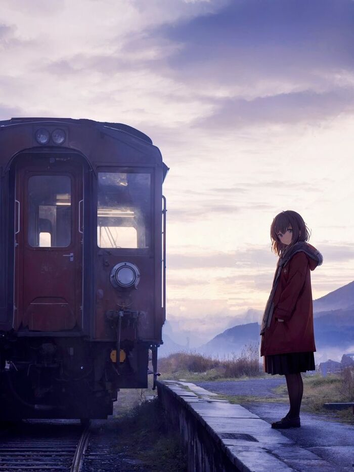 Побежал он на перрон, Влез в отцепленный вагон,