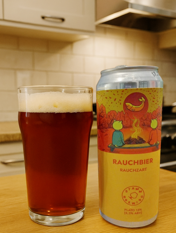 Обзор новинки от пивоварни Stamm Brewing – Rauchbier Rauchzart