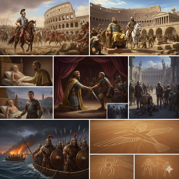 240-е: Рим празднует 1000-летие поджогами варваров, а в Китае старый дед крадет страну