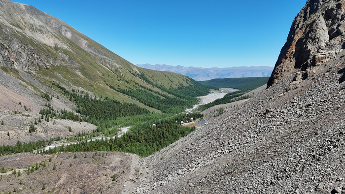 Вид на Курайскую степь