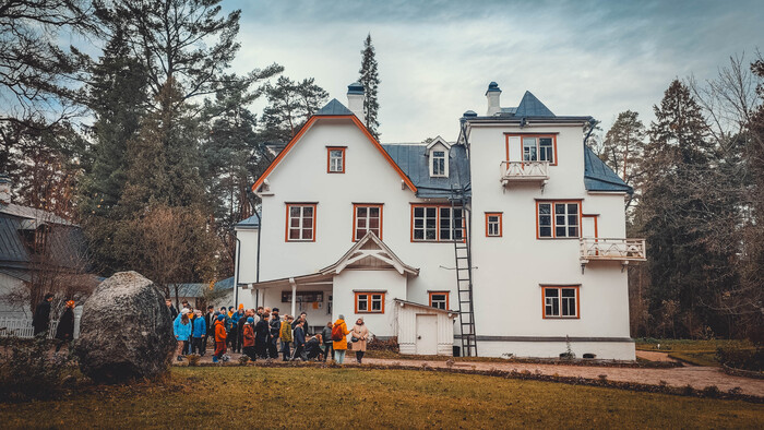 На велике прокатился. Заокские дали