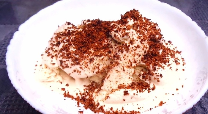 Сливочно-банановое мороженое