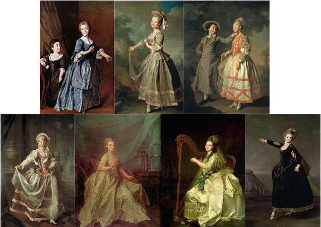 Д.Левицкий. Портреты смолянок.