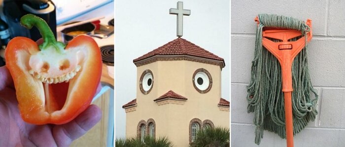 Наш мозг видит лица даже там, где их нет – это называется парейдолия