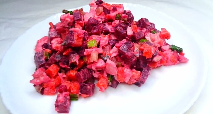 Салат со свеклой а-ля Винегрет